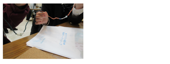 行事『マクラメ編みでアクセサリーを作製しよう!』