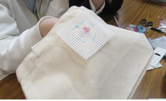 【行事】刺繡(ししゅう)を入れてオリジナル作品を作ろう!