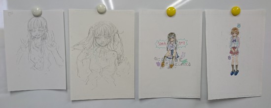 アニメイラストコースを行いました V ブログ 三島キャンパス 鹿島学園高等学校 通信制高校 カシマの通信