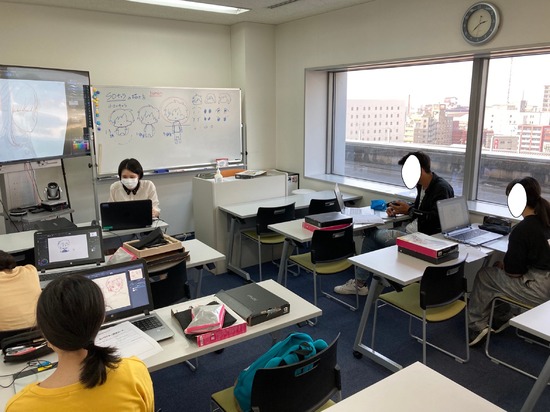 声優 マンガイラストの体験授業を受けました ブログ 小倉キャンパス 鹿島朝日高等学校連携教室 鹿島朝日高等学校 通信制高校 カシマの通信